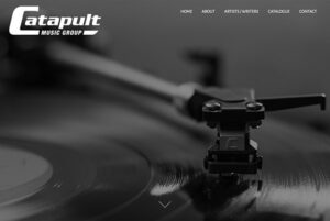 Catapult Music - Webbdesign av Wanngaard Ways