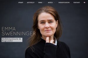 Emma Swenninger - Webbdesign av Wanngaard Ways