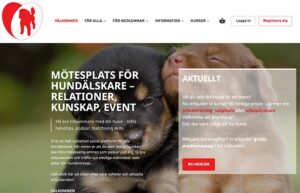vimedvovve.se - en sida för hundälskare -Webbdesign av Wanngaard Ways